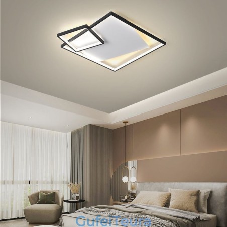 מנורת תקרה מודרנית מרובעת גופי תאורה חכמים פנימיים