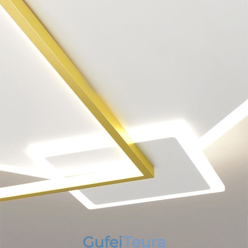 תאורת תקרה מודרנית אור תקרה מרובע גיאומטרי