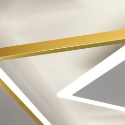 תאורת תקרה מודרנית אור תקרה מרובע גיאומטרי