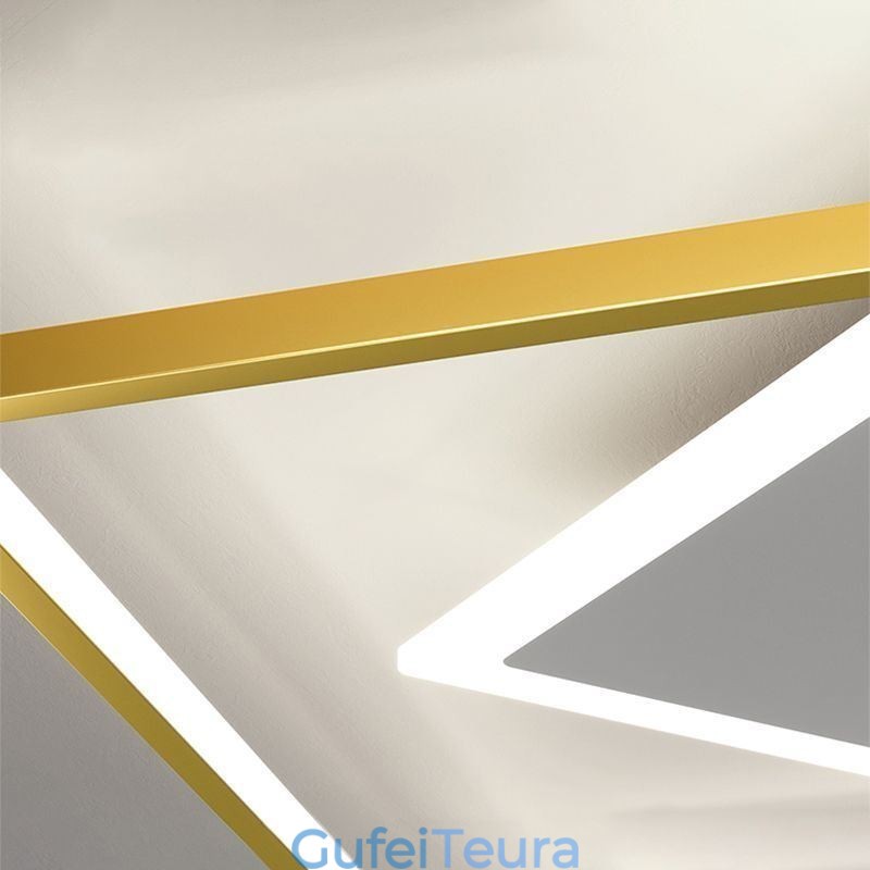 תאורת תקרה מודרנית אור תקרה מרובע גיאומטרי