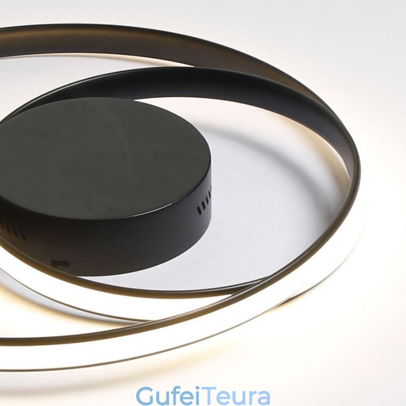 פנסי תקרה מודרניים מנורות עגולות כפולות