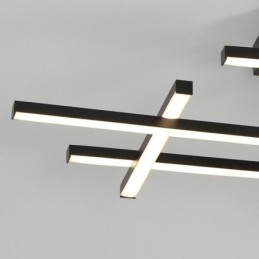 מנורת תקרת אלומיניום מנורת תקרה סומקת