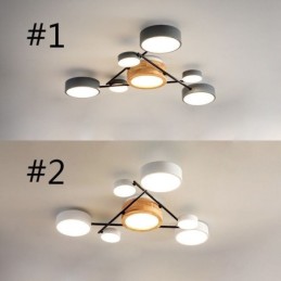 מנורת תקרה אקרילית בצורת מולקולרית מודרנית