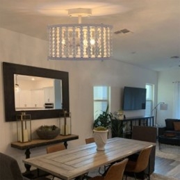 3 תאורת תקרת אור עץ חרוז תקרת מבואת מבואת Lampway