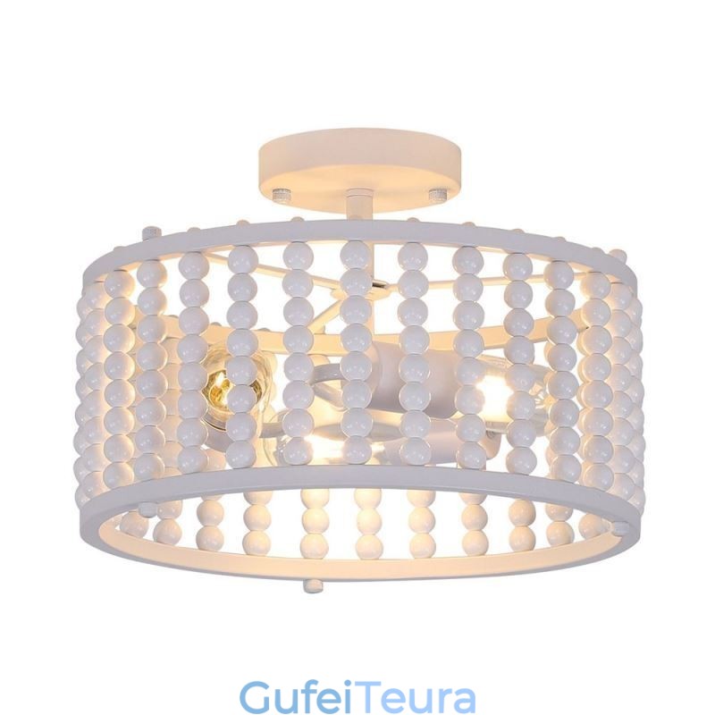 3 תאורת תקרת אור עץ חרוז תקרת מבואת מבואת Lampway