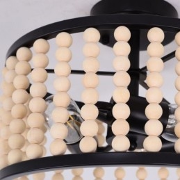 3 תאורת תקרת אור עץ חרוז תקרת מבואת מבואת Lampway