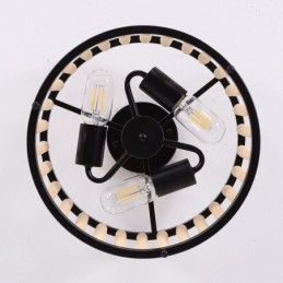 3 תאורת תקרת אור עץ חרוז תקרת מבואת מבואת Lampway