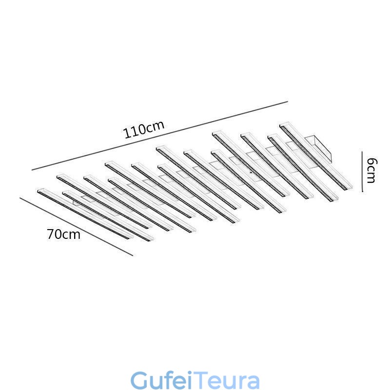 מנורת תקרה יצירתית פסנתר מפתח אור תקרה