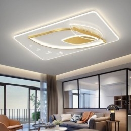 מנורת תקרה יוקרתית Creative Leaf Design אור תקרה