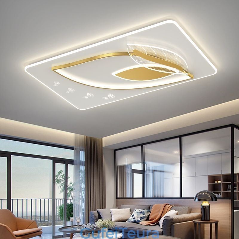 מנורת תקרה יוקרתית Creative Leaf Design אור תקרה