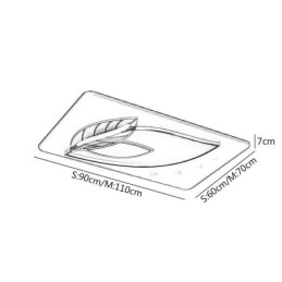 מנורת תקרה יוקרתית Creative Leaf Design אור תקרה
