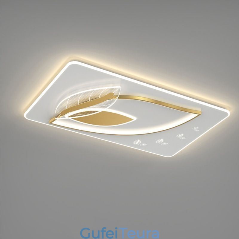 מנורת תקרה יוקרתית Creative Leaf Design אור תקרה