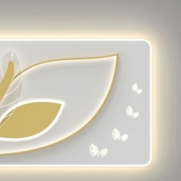 מנורת תקרה יוקרתית Creative Leaf Design אור תקרה