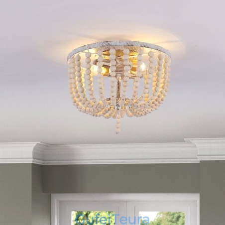 חווה עץ חרוזים פלאש הר Celling Light 3 גוף תאורה חווה עץ חרוזים פלאש הר Celling Light 3 גוף תאורה