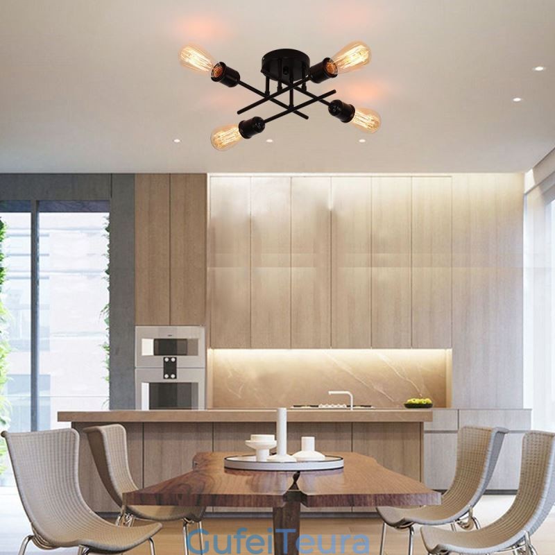 גוף תאורה תקרה סומק 4 שקע אור