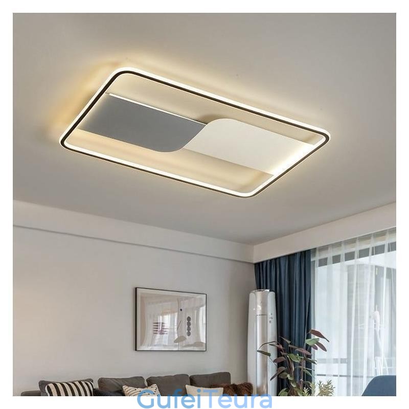 גוף מנורות תקרה מודרניות מלבניות מנורות תקרה 90*60 ס"מ