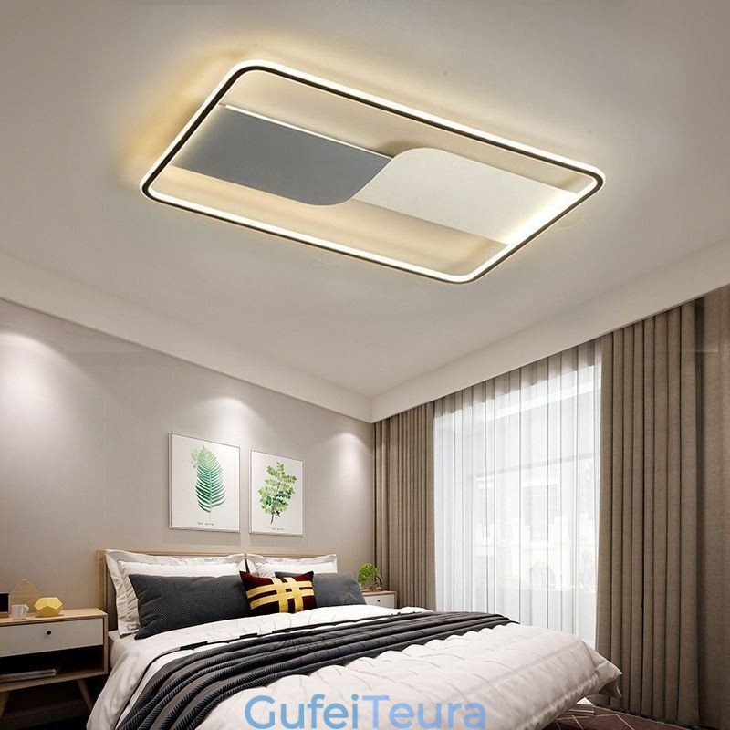 גוף מנורות תקרה מודרניות מלבניות מנורות תקרה 90*60 ס"מ