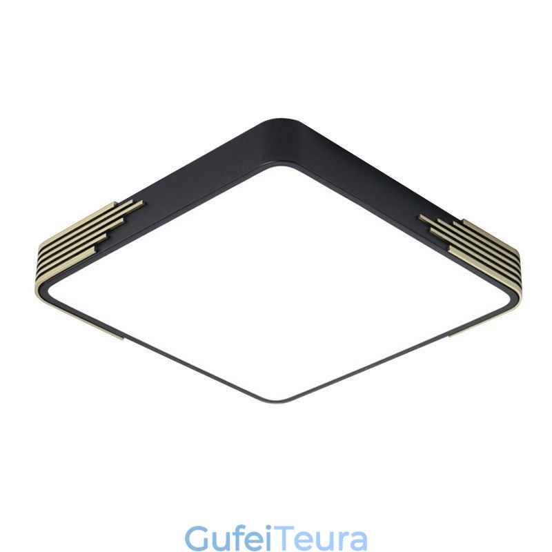 תאורת תקרה מודרנית מרובעת