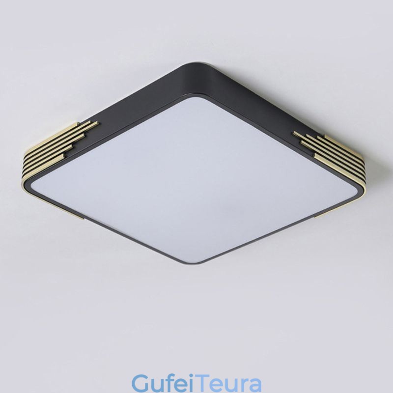 תאורת תקרה מודרנית מרובעת