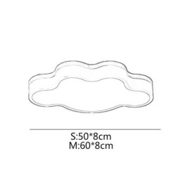 פלאש הר מודרני יצירתי אקריליק בצורת ענן אור תקרה ילדים