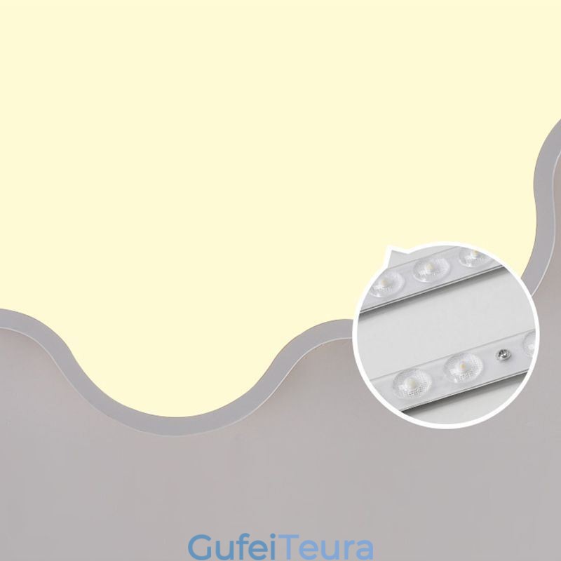 פלאש הר מודרני יצירתי אקריליק בצורת ענן אור תקרה ילדים