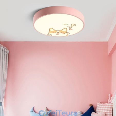 Animal Childrens Ceiling Light Cartoon מנורת תקרה