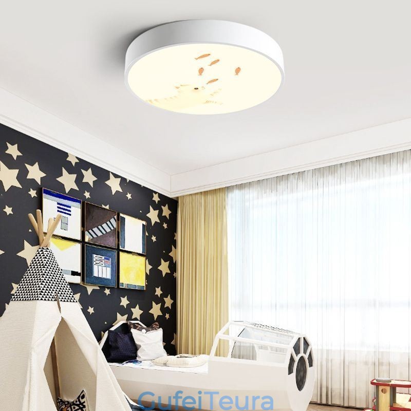 Animal Childrens Ceiling Light Cartoon מנורת תקרה