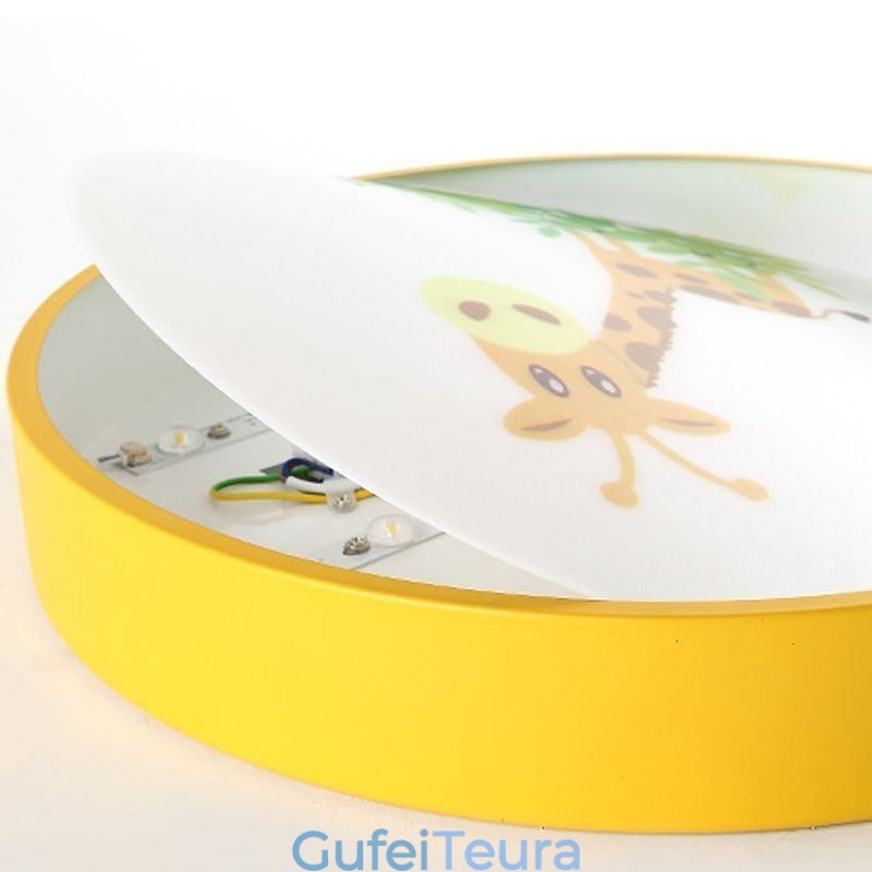 Animal Childrens Ceiling Light Cartoon מנורת תקרה