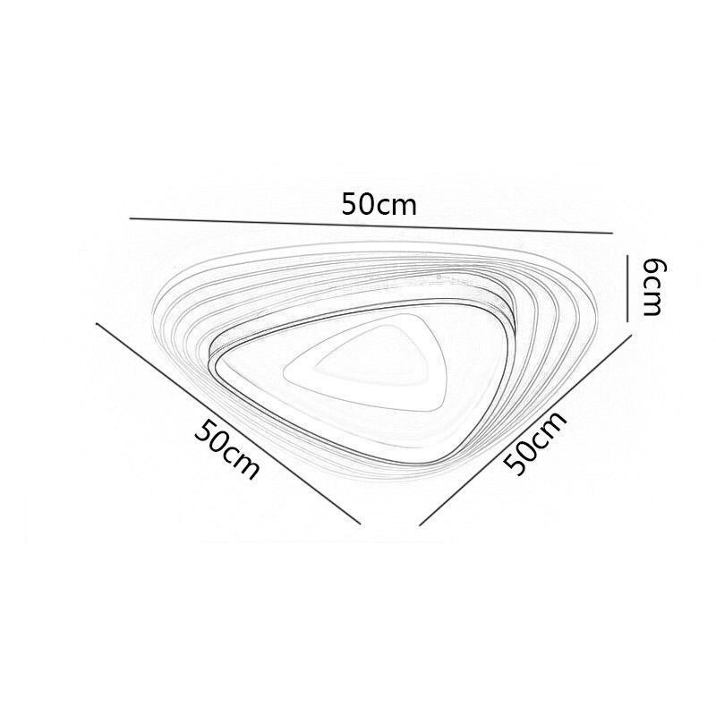 מנורת תקרה מנורת תקרה משולשת