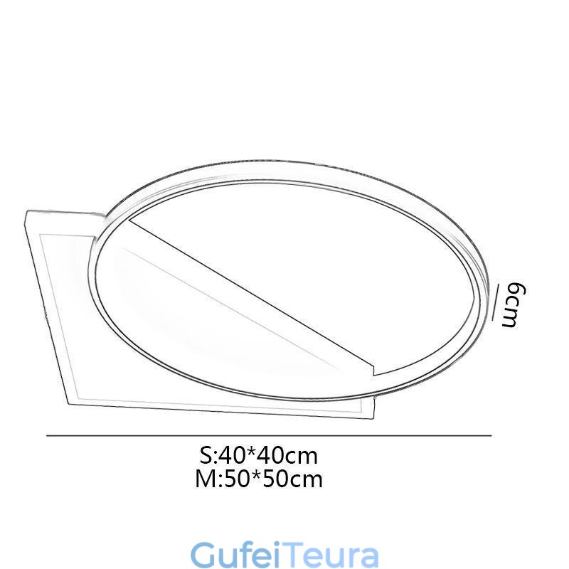 תאורת תקרה מודרנית מסוג פלאש הר