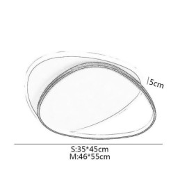 תאורת תקרה משולשת כפולה בהר