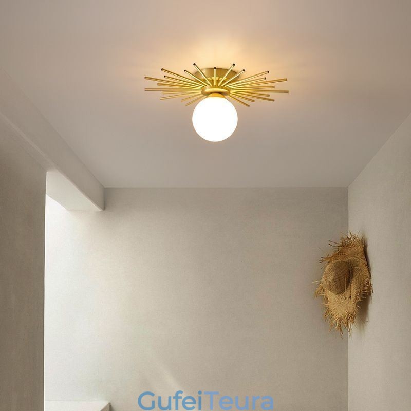 גוף תאורה תקרה מודרני 1 אור מנורת תקרה גלובוס