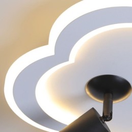 זרקור תאורה תקרה בצורת פרח אקריליק