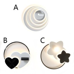 אור תקרה Creative Acrylic Flush Mount Spotlight