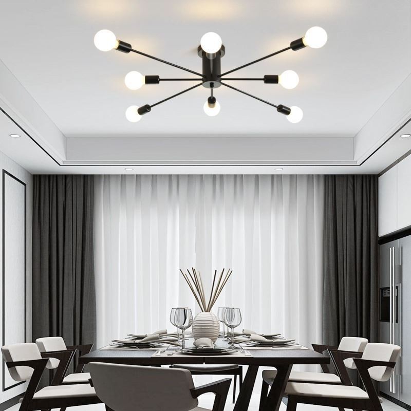 גוף תאורה דקורטיבי לתאורה דקורטיבית של Magic Bean Flush Mount