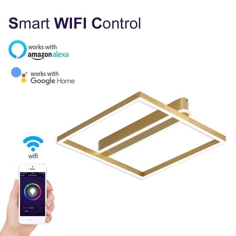 תאורת תקרה מרובעת אקרילית