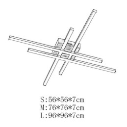 תאורת תקרה ליניארית בשטיפה תאורת אקרילית פשוטה