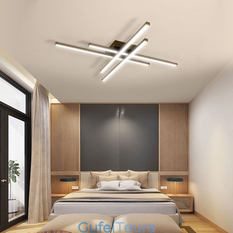 תאורת תקרה ליניארית בשטיפה תאורת אקרילית פשוטה