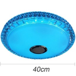 תאורת תקרה סמוקה בשלטת אפליקציה בשלטת Bluetooth רמקול מוזיקה