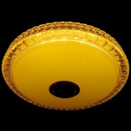 תאורת תקרה סמוקה בשלטת אפליקציה בשלטת Bluetooth רמקול מוזיקה