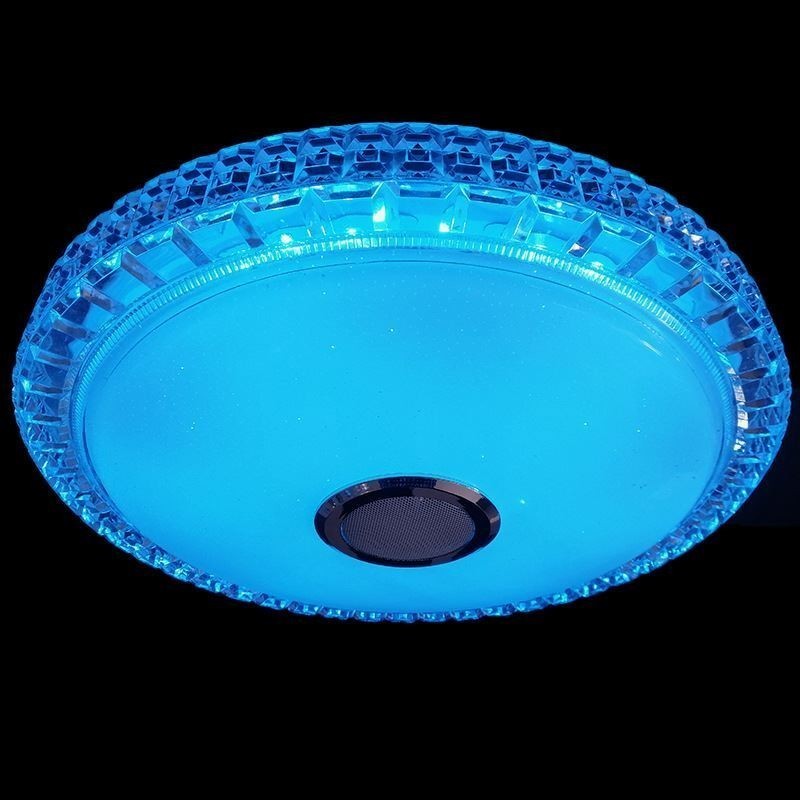 תאורת תקרה סמוקה בשלטת אפליקציה בשלטת Bluetooth רמקול מוזיקה