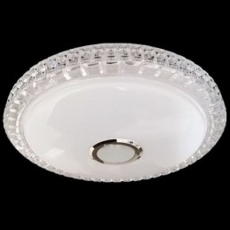 תאורת תקרה סמוקה בשלטת אפליקציה בשלטת Bluetooth רמקול מוזיקה