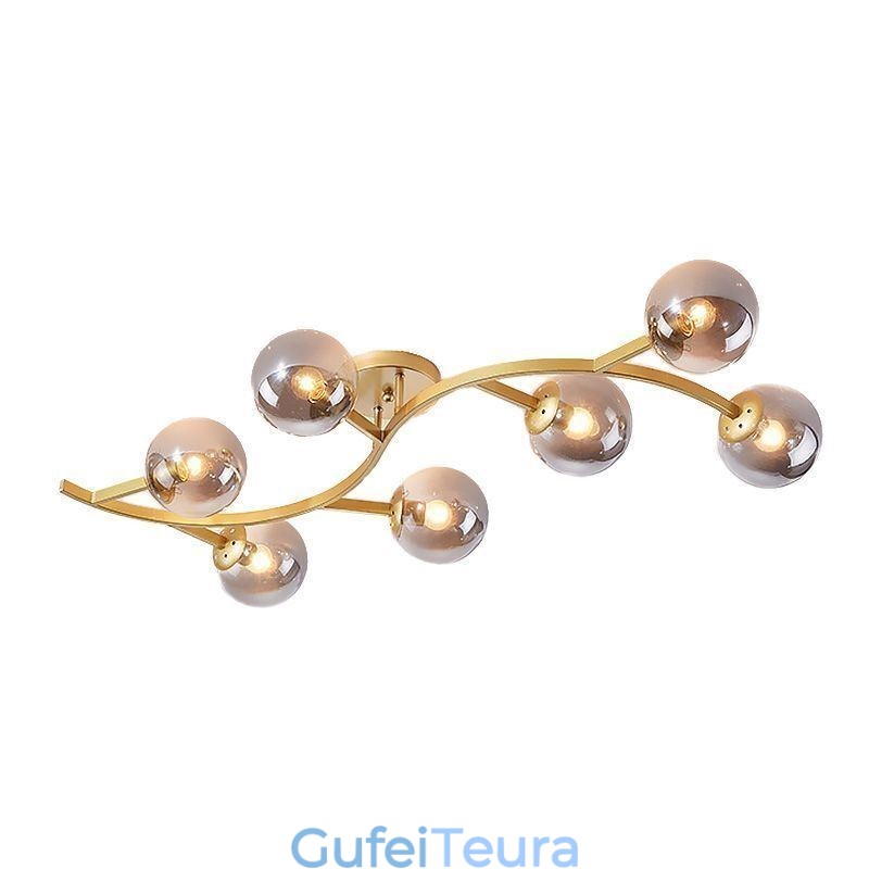 תאורת תקרת גלובוס זכוכית מודרנית מינימליסטית