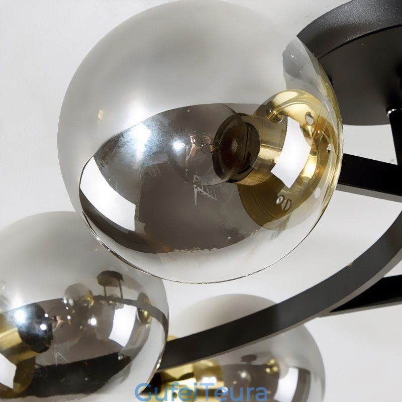 תאורת תקרת גלובוס זכוכית מודרנית מינימליסטית