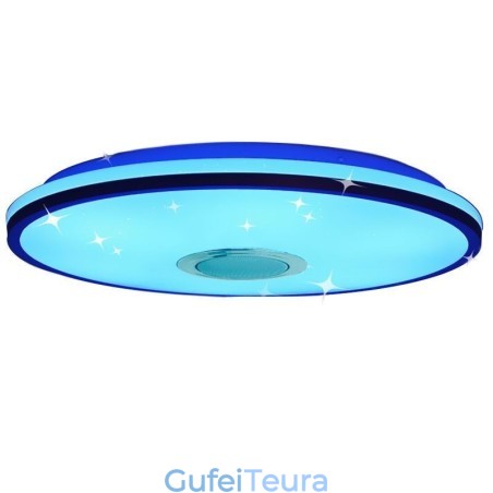 תאורת תקרה צבעונית עם פונקציית תזמון רמקול Bluetooth תאורת תקרה צבעונית עם פונקציית תזמון רמקול Bluetooth