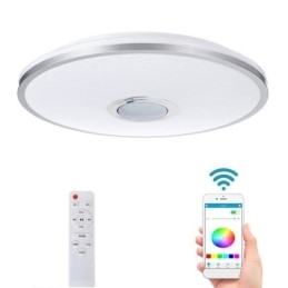 תאורת תקרה צבעונית עם פונקציית תזמון רמקול Bluetooth