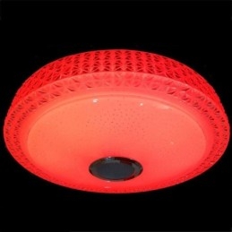 אור תקרה מנורה דקורטיבית שלט רחוק APP שלט רמקול מוזיקה Bluetooth רמקול פלאש