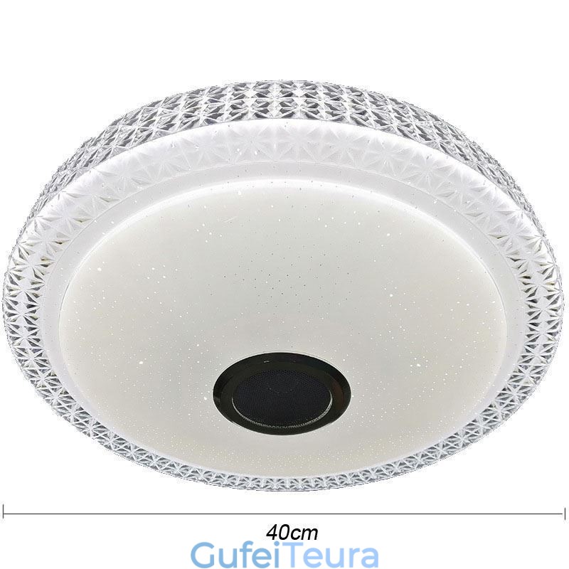 אור תקרה מנורה דקורטיבית שלט רחוק APP שלט רמקול מוזיקה Bluetooth רמקול פלאש