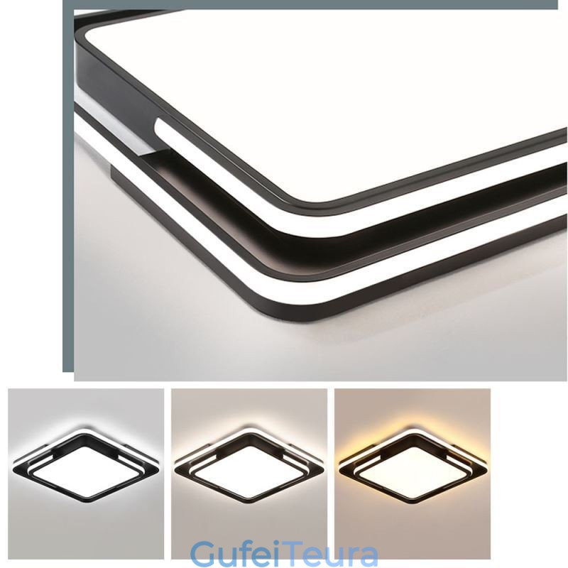 גוף תאורה אקרילי מרובע ופשוט מודרני