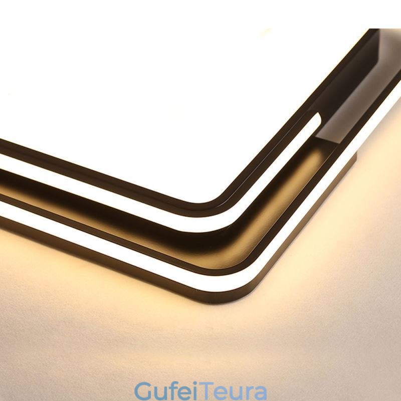 גוף תאורה אקרילי מרובע ופשוט מודרני